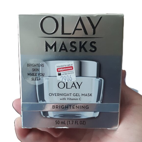 OLAY Overnight Gel Mask Vitamin C Brightening Hydrating While You Sleep New Box - Picture 1 of 2